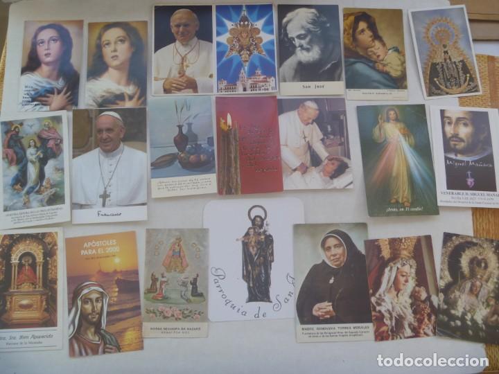 Postales: LOTE DE DE 100 POSTALES Y ESTAMPAS RELIGIOSAS - Foto 6