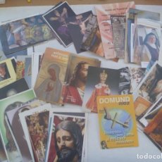 Postales: LOTE DE 100 ESTAMPAS RELIGIOSAS. Lote 205286720