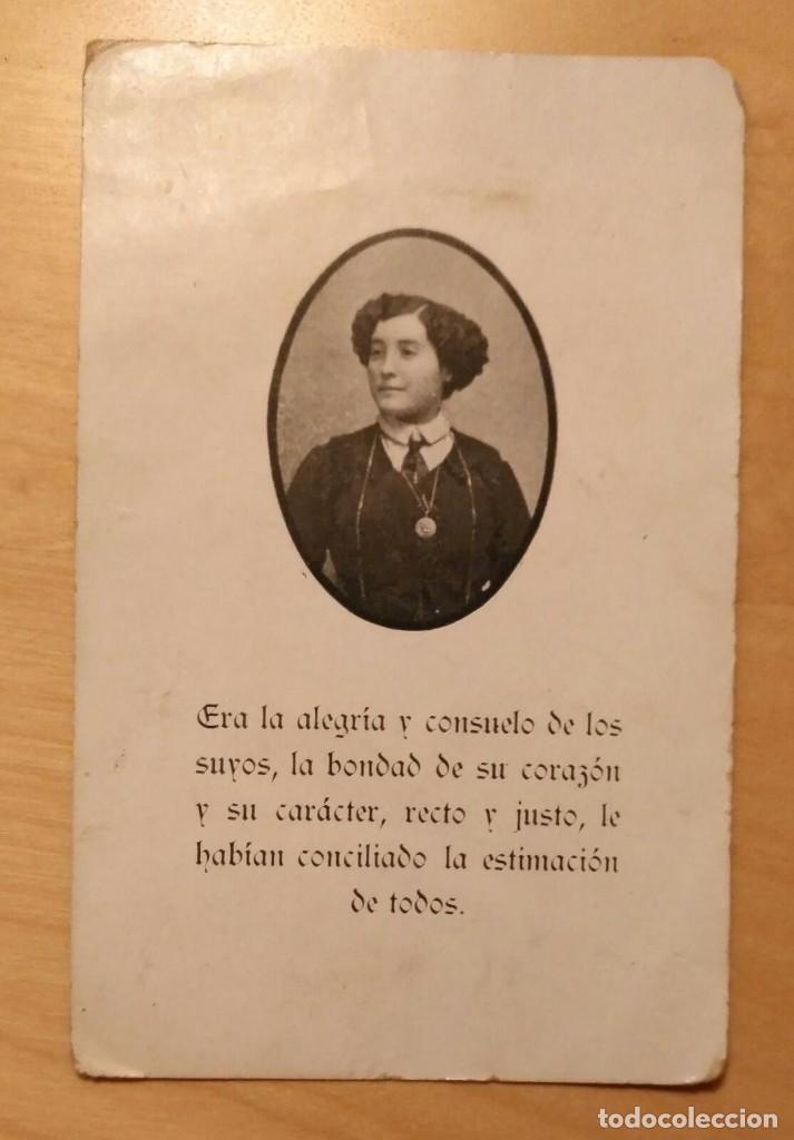 Postcards: RD 57 Antigua Foto Recordatorio defunci&oacute;n - Era la alegr&iacute;a y consuelo de los suyos, ...