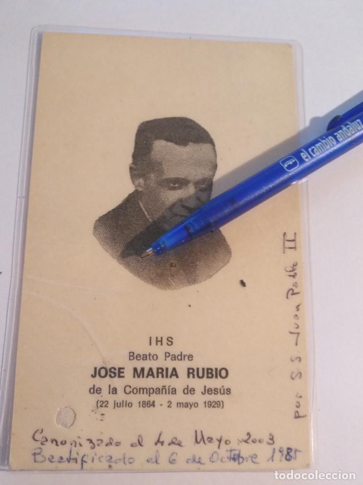 Postales: ESTAMPAS CON RELIQUIA BEATO - Foto 1