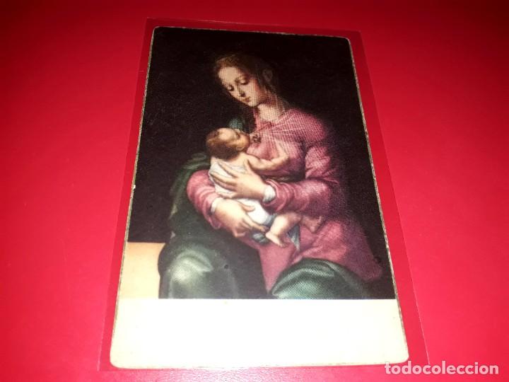 Cartoline: Postal antigua &rdquo; La Virgen con el Ni&ntilde;o &rdquo;