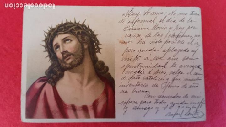Postkarten: POSTAL ANTIGUA ESTAMPA ECCE HOMO ORIGINAL , PRJ 27