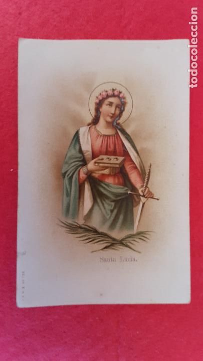 Postkarten: POSTAL ANTIGUA ESTAMPA SANTA LUCIA ORIGINAL , PRJ 32