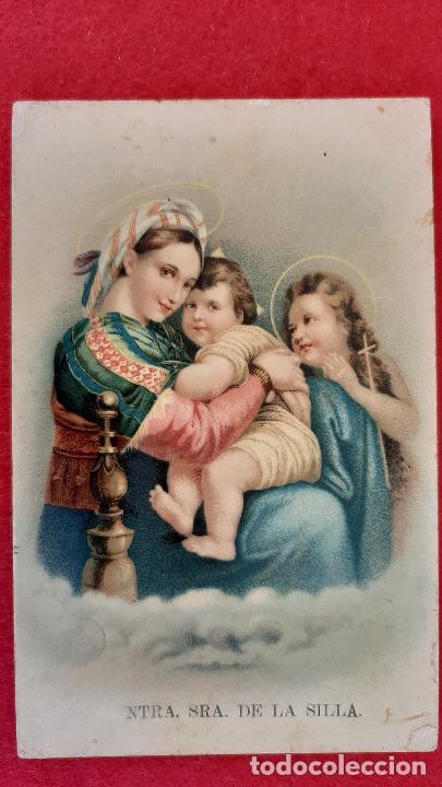 Cartoline: POSTAL ANTIGUA ESTAMPA NTRA SRA DE LA SILLA ORIGINAL PRJ 56