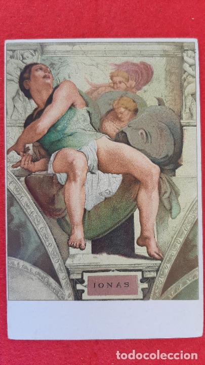 Cartoline: POSTAL ANTIGUA ESTAMPA SAN JONAS IONAS REVERSO SIN PARTIR ORIGINAL PRJ 71