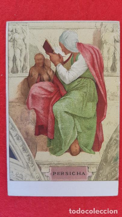 Cartoline: POSTAL ANTIGUA ESTAMPA PERSICHA REVERSO ORIGINAL PRJ 76
