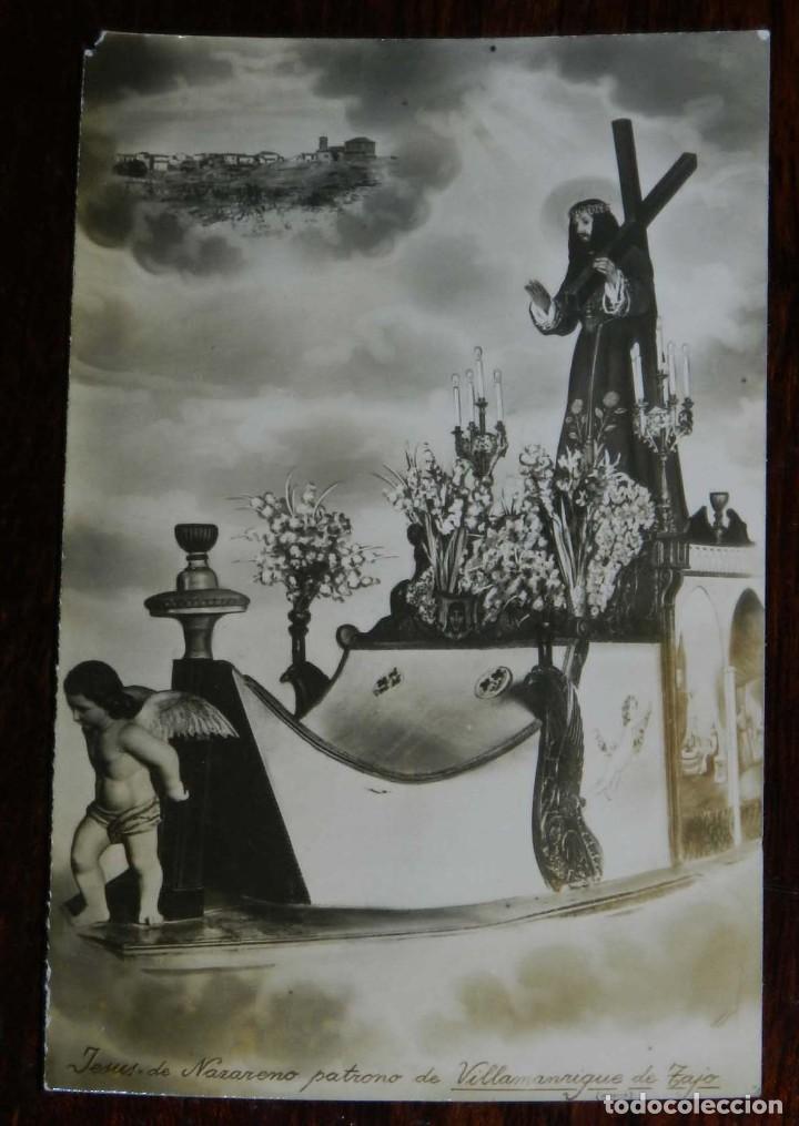 Cartes Postales: FOTO POSTAL DE JESUS DE NAZARENO, PATRONO DE VILLAMANRIQUE DE TAJO, MIDE 9 X 5,5 CMS.