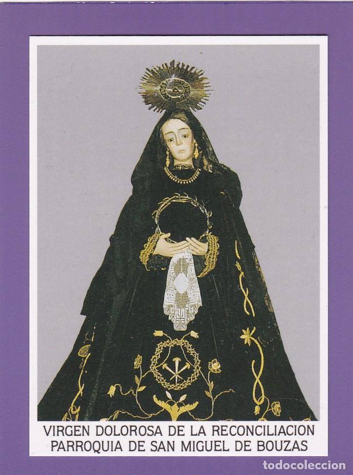 Postales: ESTAMPA VIRGEN DOLOROSA DE LA RECONCILIACION - ORACION (REVERSO)