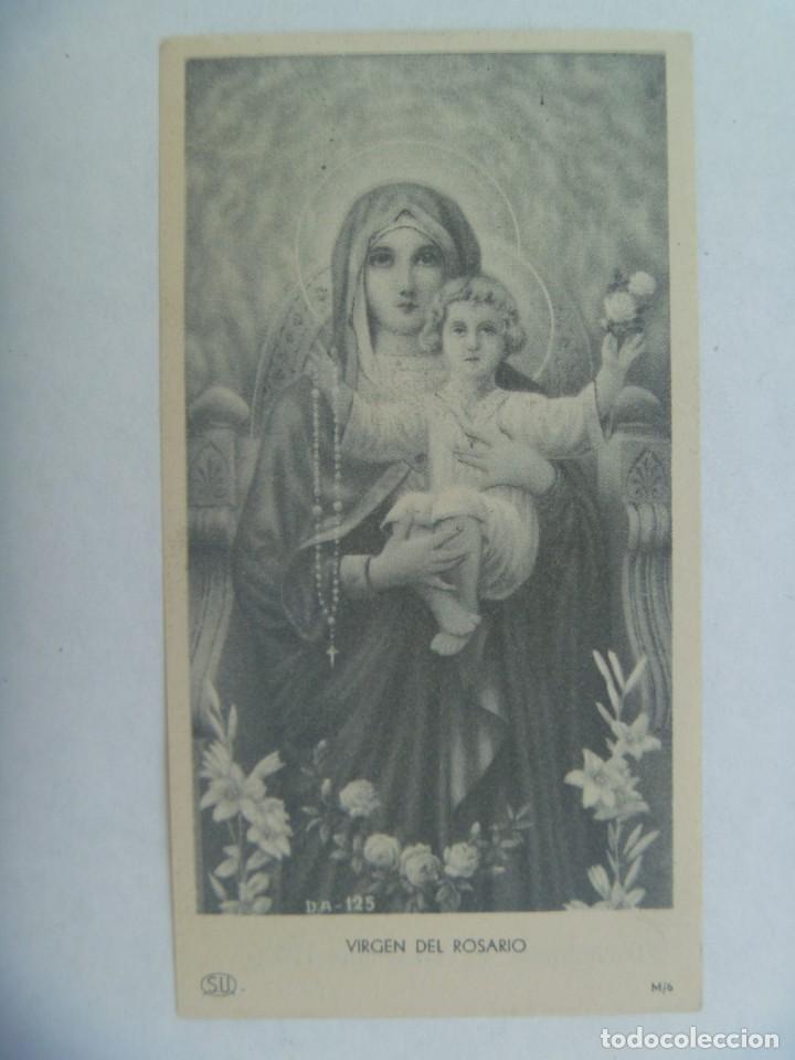 Postales: ESTAMPA ANTIGUA DE LA VIRGEN DEL ROSARIO. VILLAUMBRALES , 1944