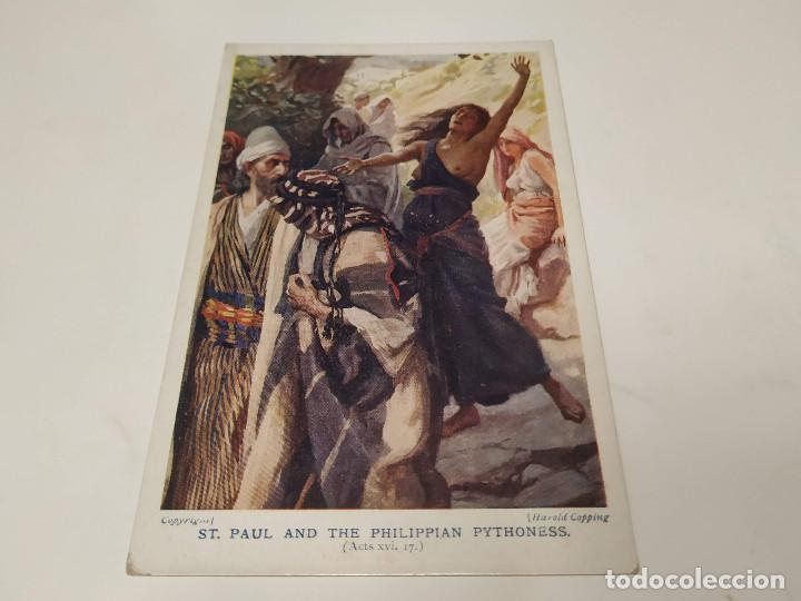 Postales: POSTAL ST. PAUL AND THE PHILIPPIAN PYTHONESS - Foto 1