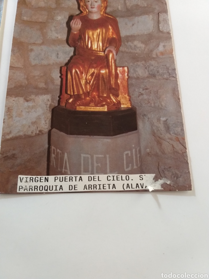 Postales: Postal Virgen &Aacute;lava . 4 postales . - Foto 2