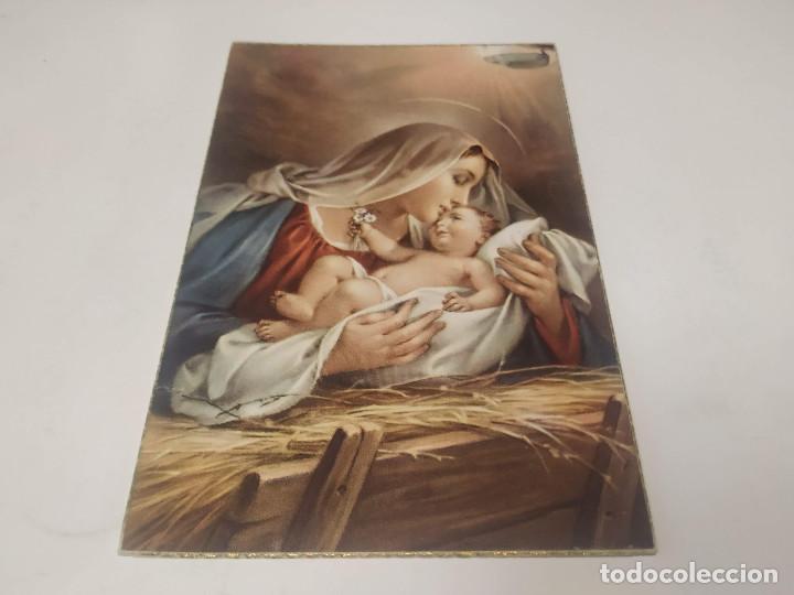 Postales: POSTAL VIRGEN CON NI&Ntilde;O - Foto 1