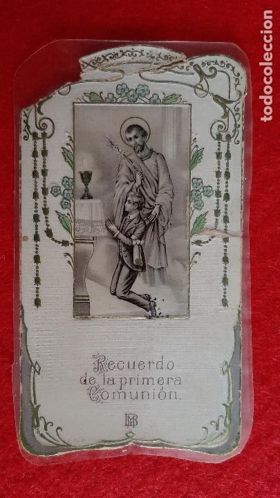 Postcards: ANTIGUA ESTAMPA RELIGIOSA PRIMERA COMUNION 1920 ORIGINAL ESJ 301A