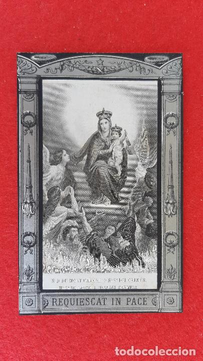 Postais: RECORDATORIO DE DEFUNCION IN MEMORIAM VELEZ MALAGA 1879 ESTAMPA PLATEADA ORIGINAL RD3