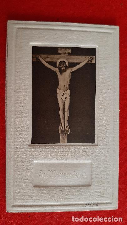 Cartes Postales: RECORDATORIO DE DEFUNCION IN MEMORIAM 1928 VALENCIA MODERNISTA ORIGINAL RD110