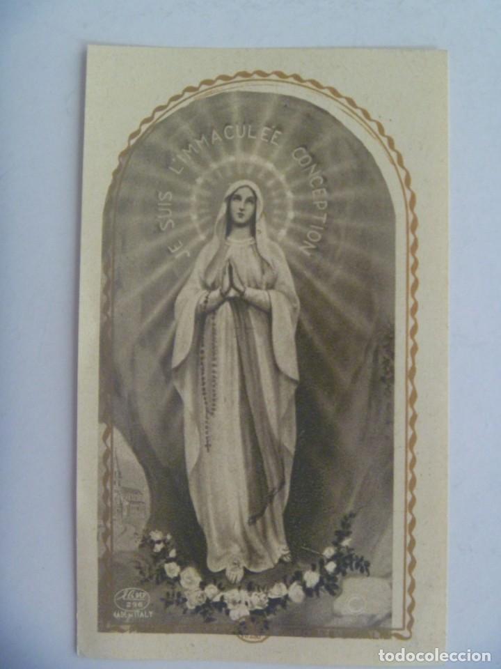 Postales: ESTAMPA ANTIGUA DE LA INMACULADA CONCEPCION. IMPRESA EN ITALIA . ORLA DORADA