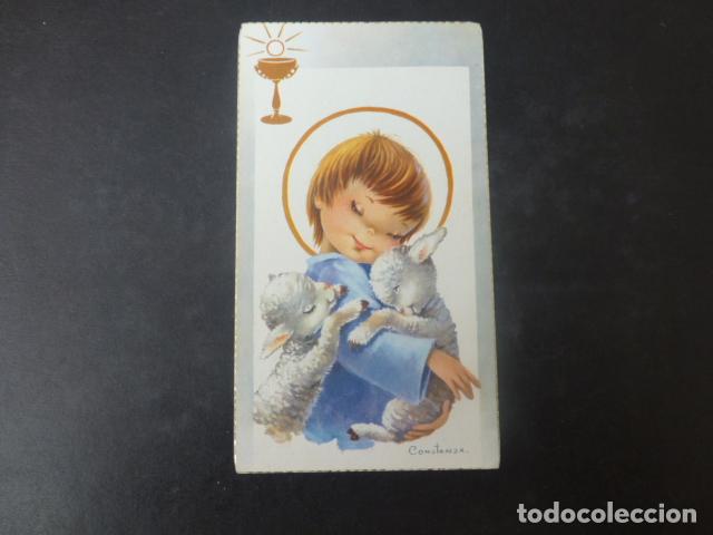 Postales: RECORDATORIO PRIMERA COMUNION CONSTANZA ILUSTRADORA - Foto 1
