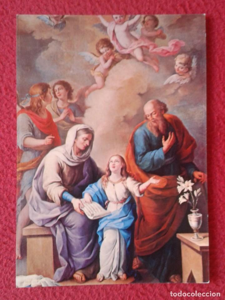 Cartoline: POST CARD LA VIRGEN ADOLESCENTE CON SAN JOAQUÍN Y SANTA ANA ORATORIO DE GRACIA MADRID JOSÉ CAMARÓN..