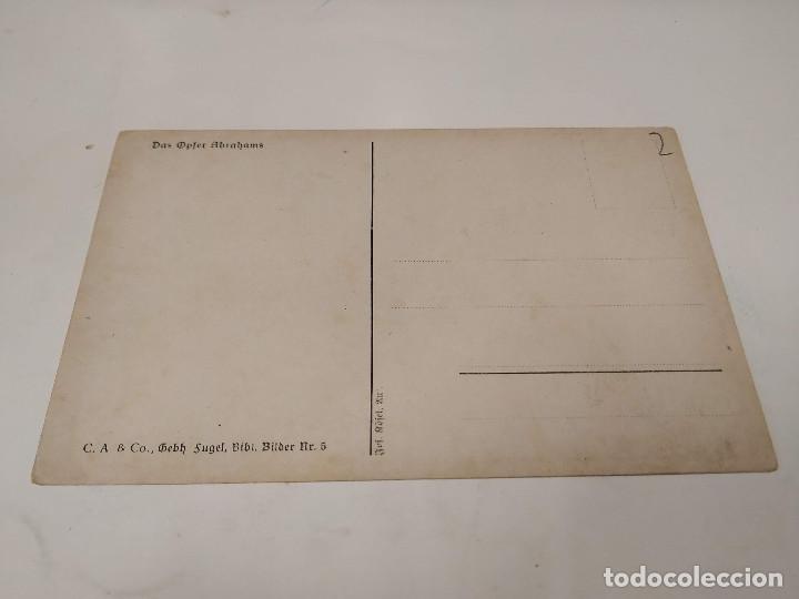 Postales: POSTAL DAS OPFER ABRAHAMS (LA OFERTA DE ABRAHAM) - Foto 2