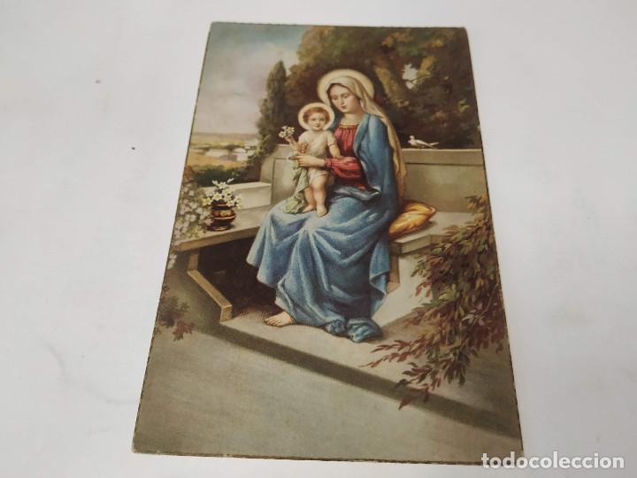 Postales: POSTAL VIRGEN CON NI&Ntilde;O - Foto 1