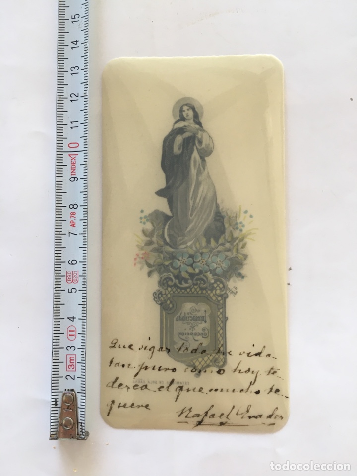 Postales: ESTAMPADA CELULOIDE. INMACULADA CONCEPCI&Oacute;N. - Foto 2