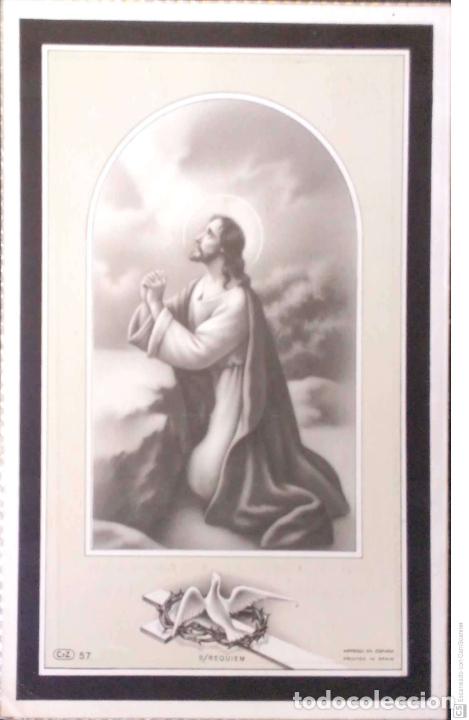 Postcards: Recordatorio con Cristo y Virgen.