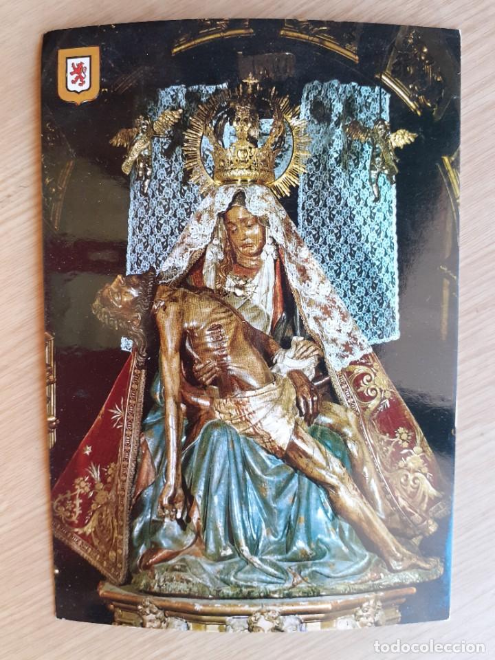 Cartes Postales: TARJETA POSTAL - LEON - VIRGEN DEL CAMINO - PATRONA DE LEON - IGLESIA DEL MERCADO