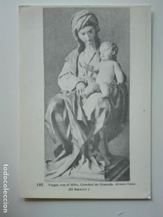 Postales: POSTAL1234 - ACADEMIA NACIONAL POLITECNICA - BARROCO 105 - VIRGEN CON NI&Ntilde;O ALONSO CANO