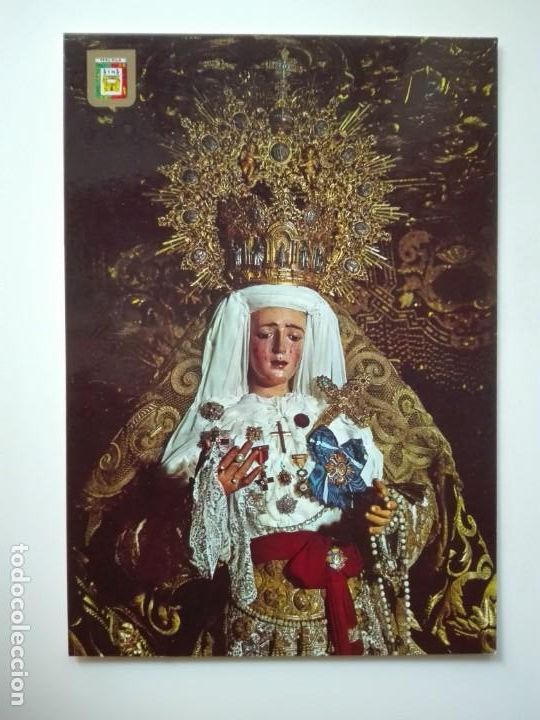 Postales: POSTAL1249 NUEVA - L DOMINGUEZ - 19 MALAGA SEMANA SANTA VIRGEN DOLORES