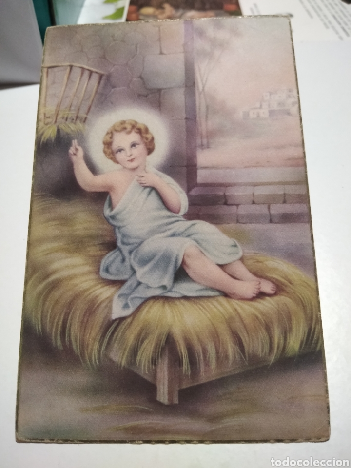 Postales: Tarjeta Postal dibujo Ni&ntilde;o Jes&uacute;s 1945