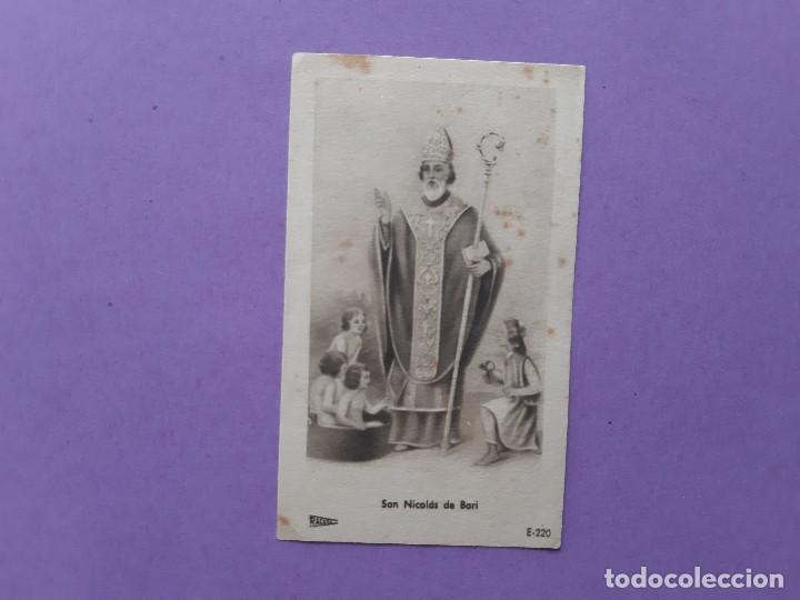 Postkarten: ANTIGUA ESTAMPA RLIGIOSA SAN NICOLAS DE BARI