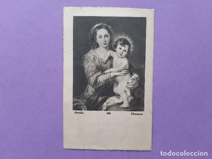 Postkarten: ANTIGUA ESTAMPA MURILLO 1958 RECORDATORIO COMUNION