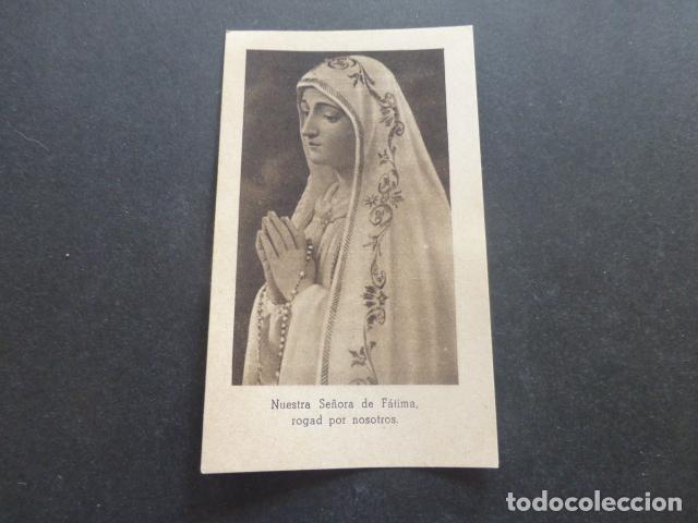 Cartoline: NUESTRA SE&Ntilde;ORA DE FATIMA ANTIGUA ESTAMPA