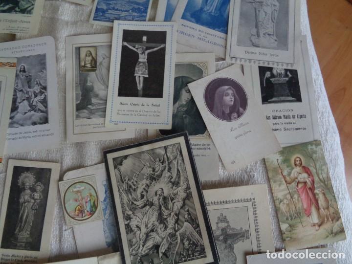 Postales: aprox 40 estampas religiosas variadas - Foto 3