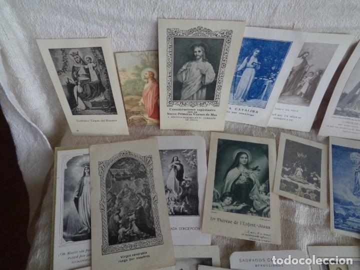 Postales: aprox 40 estampas religiosas variadas - Foto 7
