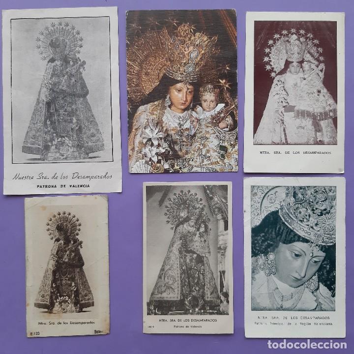 Postkarten: LOTE 6 ANTIGUAS ESTAMPAS VIRGEN DE LOS DESAMPARADOS