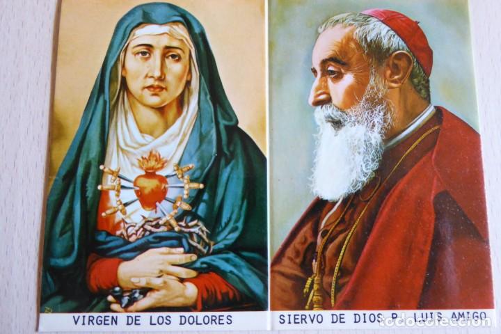 Postales: ESTAMPA VIRGEN DE LOS DOLORES-SIERVO DE DIOS LUIS AMIG&Oacute;