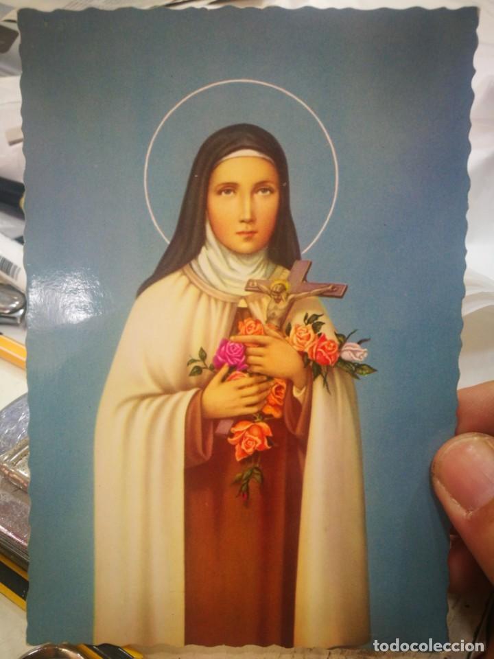 Postales: Postal Santa Teresita del ni&ntilde;o Jes&uacute;s N 6225 C y Z S/C pel&iacute;n manchada por detras