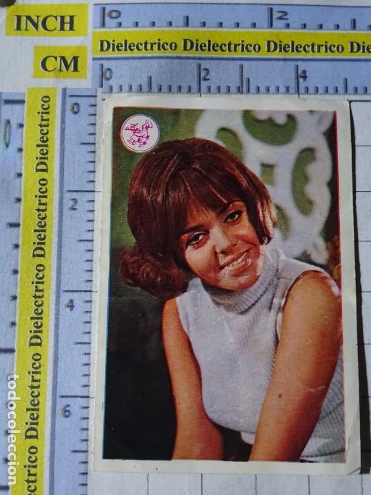 Postales: CROMO CROMITO. A&Ntilde;O 1969. &Iacute;DOLOS DE LA CANCI&Oacute;N. CHOCOLATES HERMINIA PLIN Y SUEVE 24 SABRINA 45