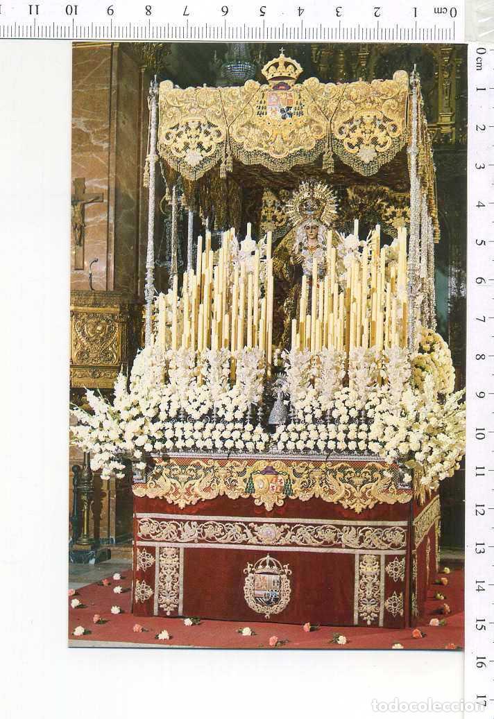 Postales: ESTAMPA FORMATO POSTAL , VIRGEN DE LA ESPERANZA MACARENA , STUDIOS HARETON . SIN CIRCULAR