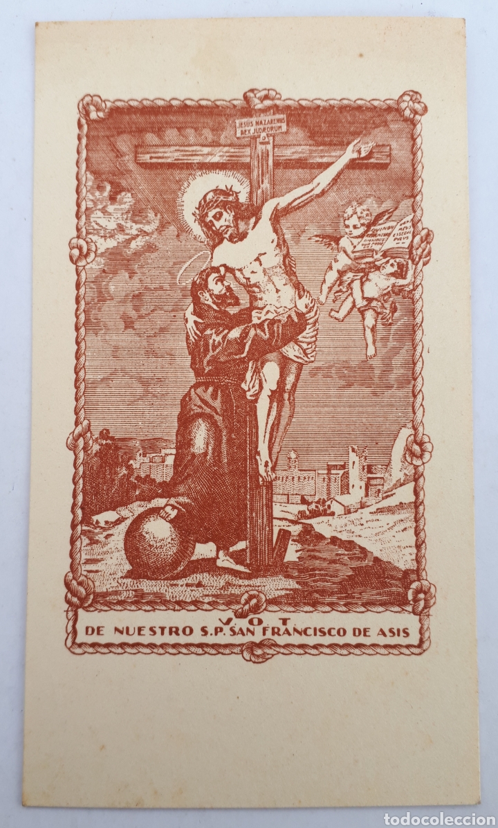 Postales: V. O. T. DE NUESTRO S.P. SAN FRANCISCO DE ASIS.