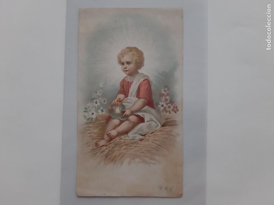 Postales: NI&Ntilde;O JESUS ANTIGUA ESTAMPA E58