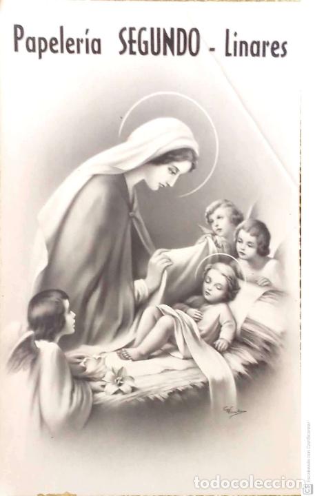 Postales: Virgen, Ni&ntilde;o Jes&uacute;s y &aacute;ngeles. Nueva. Blanco/Negro