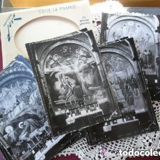 Postales: LOURDES - LOS SANTOS MISTERIOS DEL ROSARIO - 15 FOTOS GLACÉES