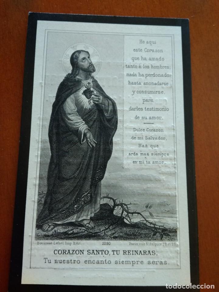 Postales: ESQUELA RECORDATORIO 1897 - Foto 1
