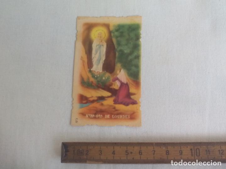 Postales: NUESTRA SE&Ntilde;ORA DE LOURDES. VIRGEN. . ESTAMPA
