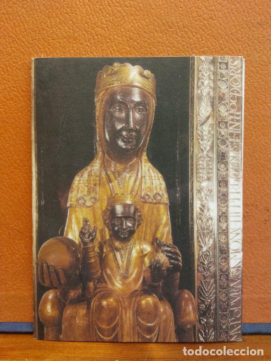 Postales: NUESTRA SE&Ntilde;ORA DE MONTSERRAT. RECORDATORIO DE DEFUNCION. DIPTICO. CIRCULADO