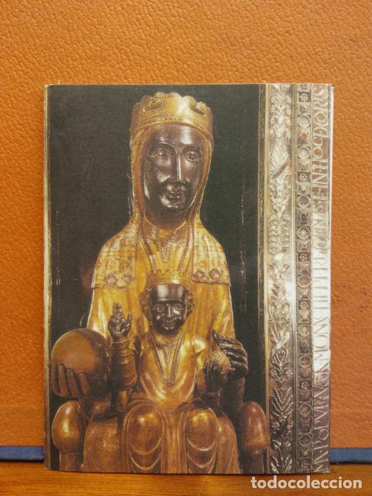 Postales: NUESTRA SE&Ntilde;ORA DE MONTSERRAT. RECORDATORIO DE DEFUNCION. DIPTICO. CIRCULADO