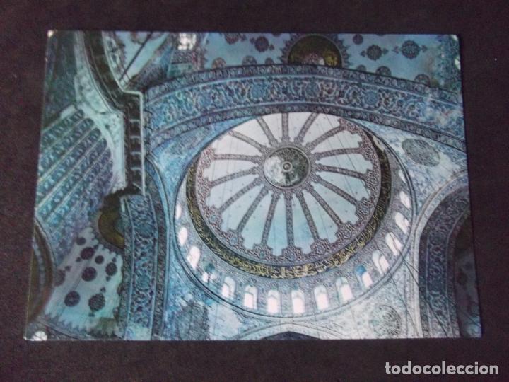 Postkarten: MUSEOS-ARTE-PINTURA-V49 III-ISTANBUL-SAHESERLERI-INTERIOR THE BLUE MOSQUE