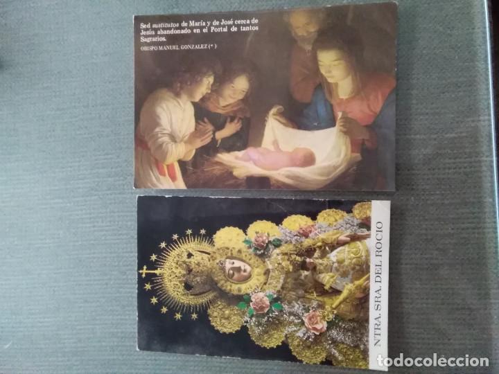 Postales: LOTE DE 7 POSTALES RELIGIOSAS - Foto 2